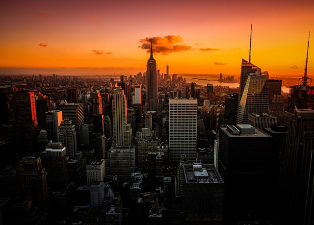 Panoramic photo of NYC