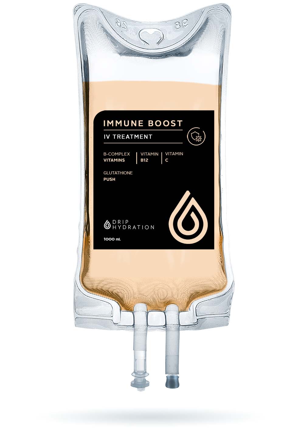 infusion bag named Immune boost linking toward the service page