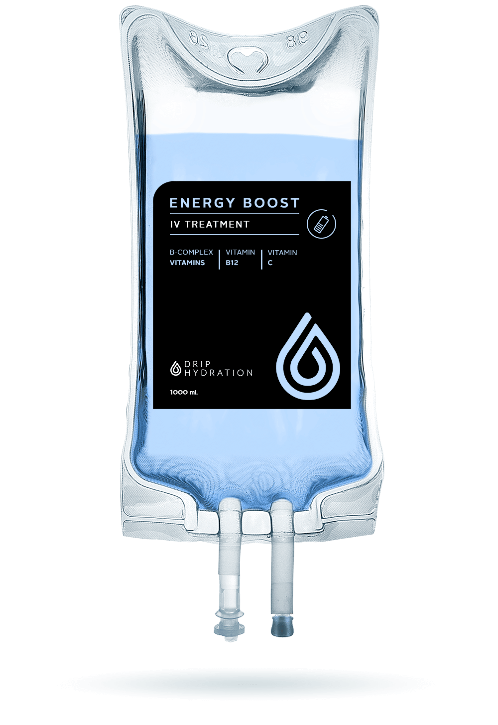 infusion bag named energy boost linking toward the service page